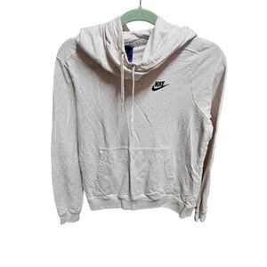 Nike Hoodie Womens Medium Pullover Sweatshirt Drawstring Pockets Casual